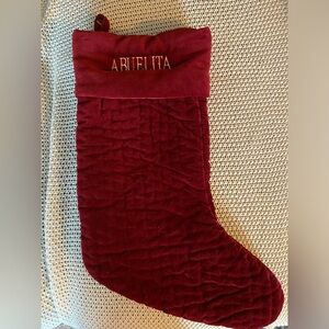 Pottery Barn stocking